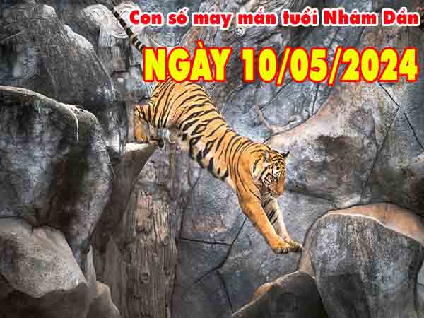 Phân tích con số may mắn tuổi Nhâm Dần ngày 10/5/2024